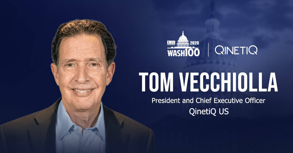 Tom Vecchiolla Wins 2026 Wash100 Award
