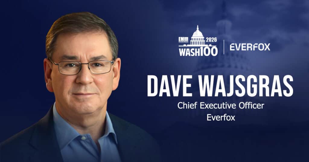 David Wajsgras. The Everfox CEO received the 2026 Wash100 Award for his leadership across space and cybersecurity markets.