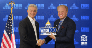 SES CEO Adel Al-Saleh Accepts 2026 Wash100 Award