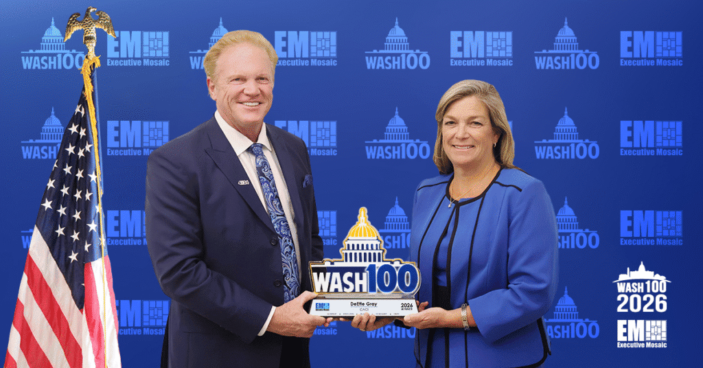 CACI’s DeEtte Gray Accepts 2026 Wash100 Award