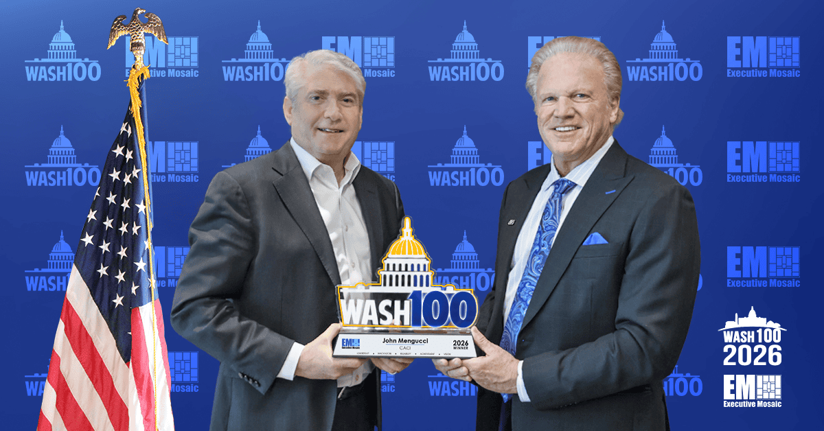 CACI CEO John Mengucci Receives Seventh Wash100 Award