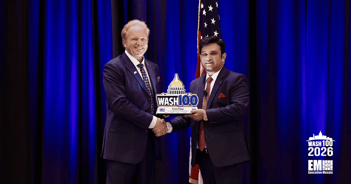 Pavan Pidugu Receives First Wash100 Award