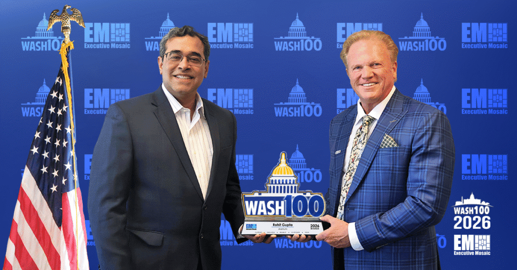 Rohit Gupta. The Aretum CEO has received the 2026 Wash100 Award from Jim Garrettson.