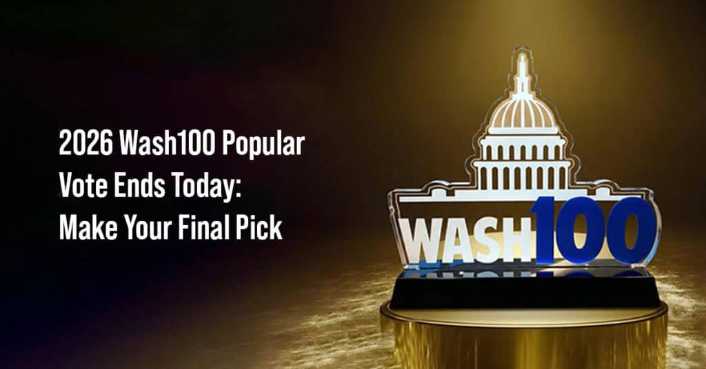 2026 Wash100 Popular Vote Ends: Make Final Pick