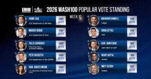 2026 Wash100 Popular Vote Week 10: SAIC's Srini Attili Surge