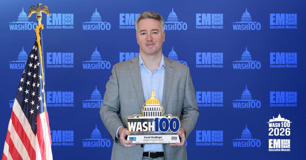 David Wodlinger. David Wodlinger, managing partner at Arlington Capital Partners, has received his first Wash100 Award from Executive Mosaic.