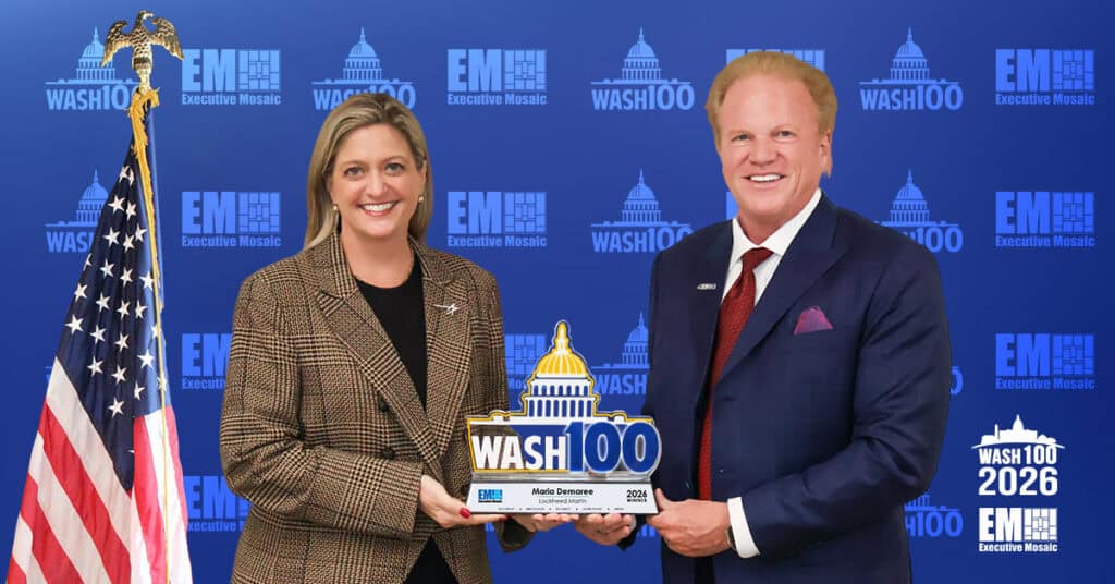 Lockheed Martin CIO Maria Demaree Accepts 2026 Wash100 Award