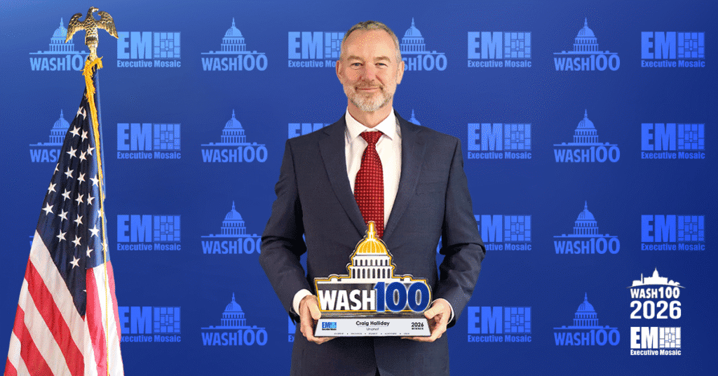 2026 Wash100 Visit_Craig Halliday Single Craig Halliday. The Unanet CEO secured the 2026 Wash100 Award for driving AI-enabled innovation in the GovCon market.