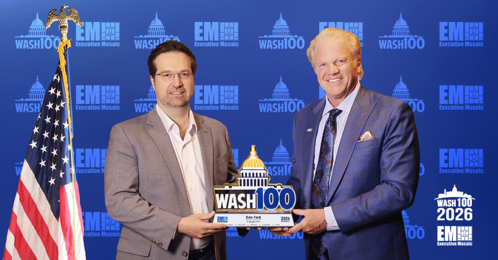 CGS CEO Dan Ford Accepts 2026 Wash100 Award CGS CEO Dan Ford Accepts 2026 Wash100 Award