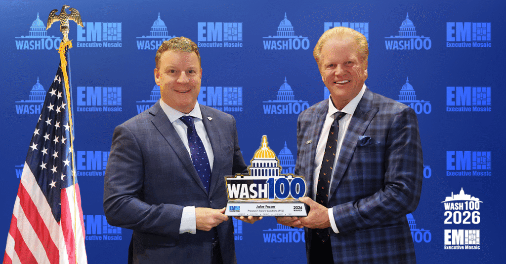 PTS President Jake Frazer Receives First Wash100 Award