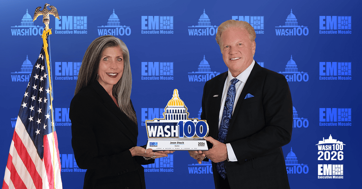Baird’s Jean Stack Accepts 2026 Wash100 Award Baird’s Jean Stack Accepts 2026 Wash100 Award