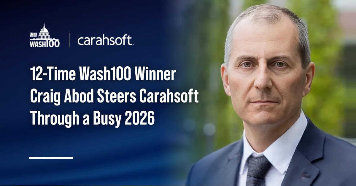 Craig Abod's Carahsoft Enters 2027 Wash100 Season With Wins Craig Abod's Carahsoft Enters 2027 Wash100 Season With Wins